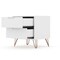 Manhattan Comfort Rockefeller Nightstand 2.0 in White, PK2 2-102GMC1 - alternate 10